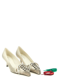 PRADA Leather Pumps White