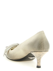 PRADA Leather Pumps White