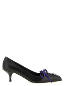 PRADA Leather Pumps Black