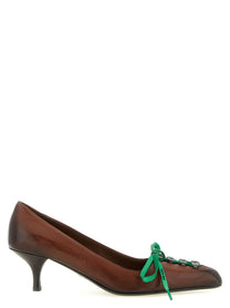 PRADA Leather Pumps Brown