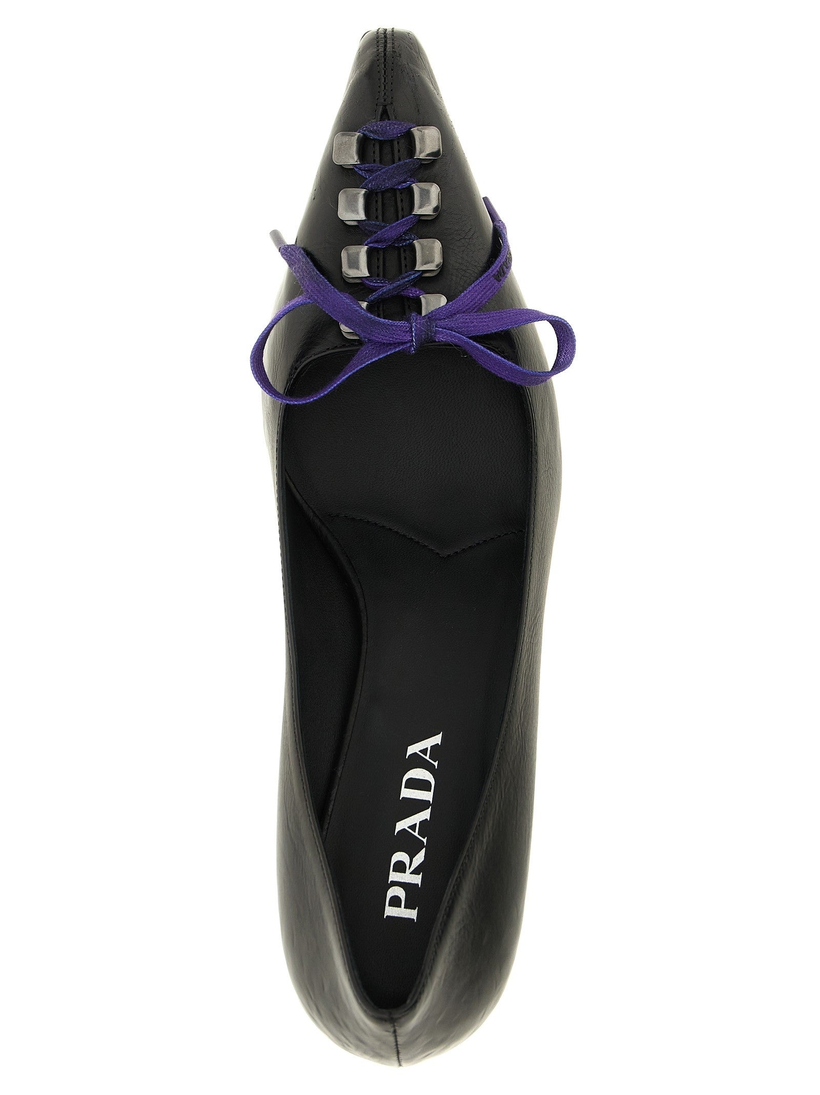 PRADA Leather Pumps Black