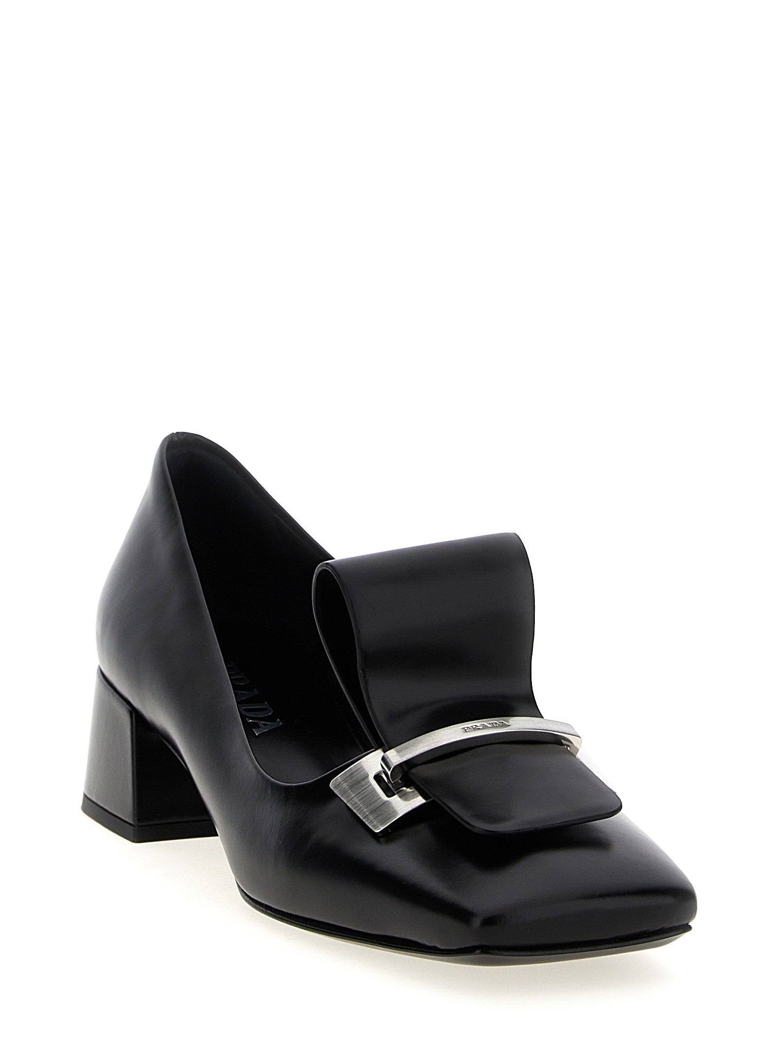 Prada Leather Pumps Black