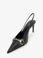 Gucci Women's Leather Pumps Black, view 4