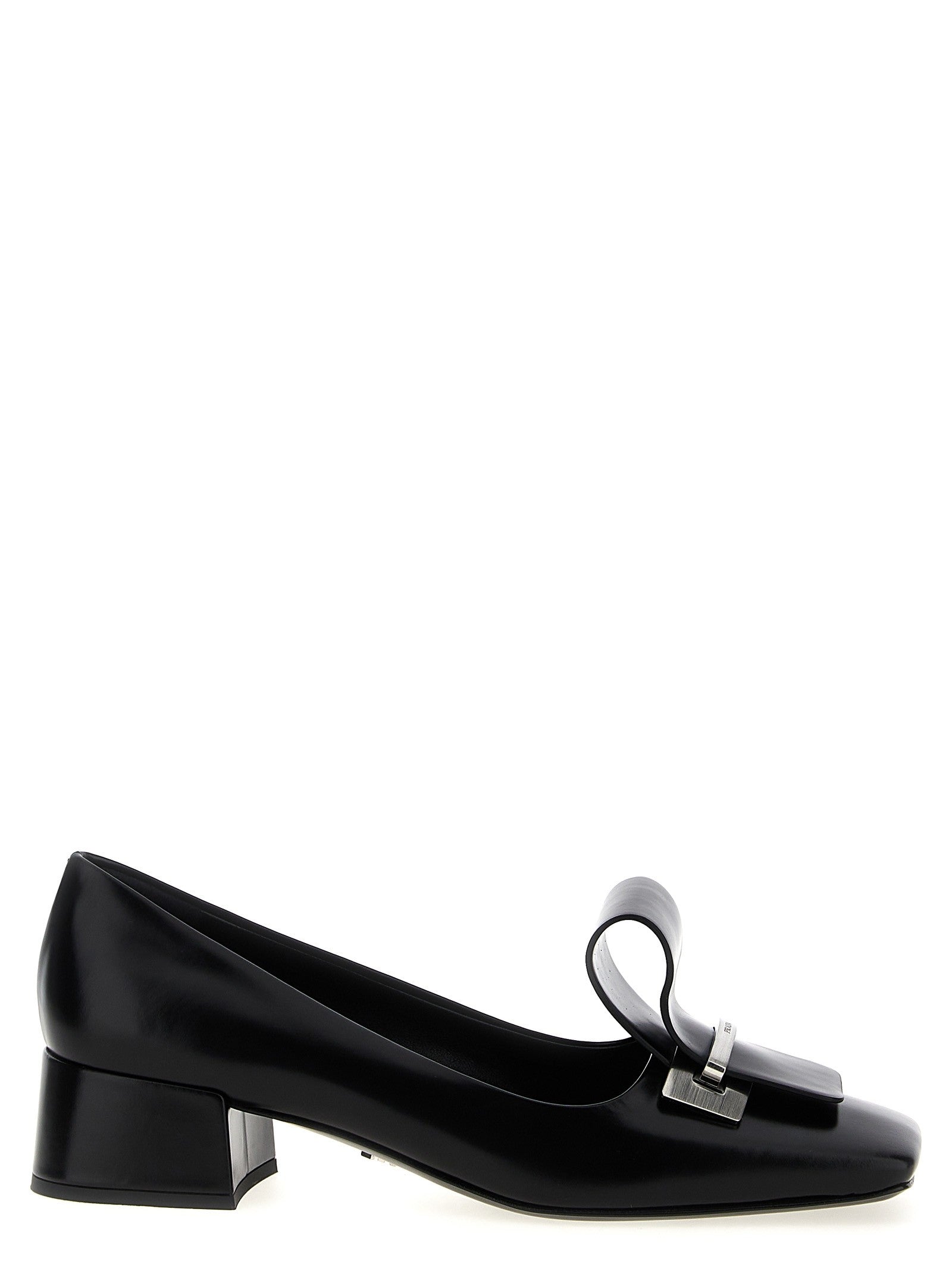 Prada Leather Pumps Black