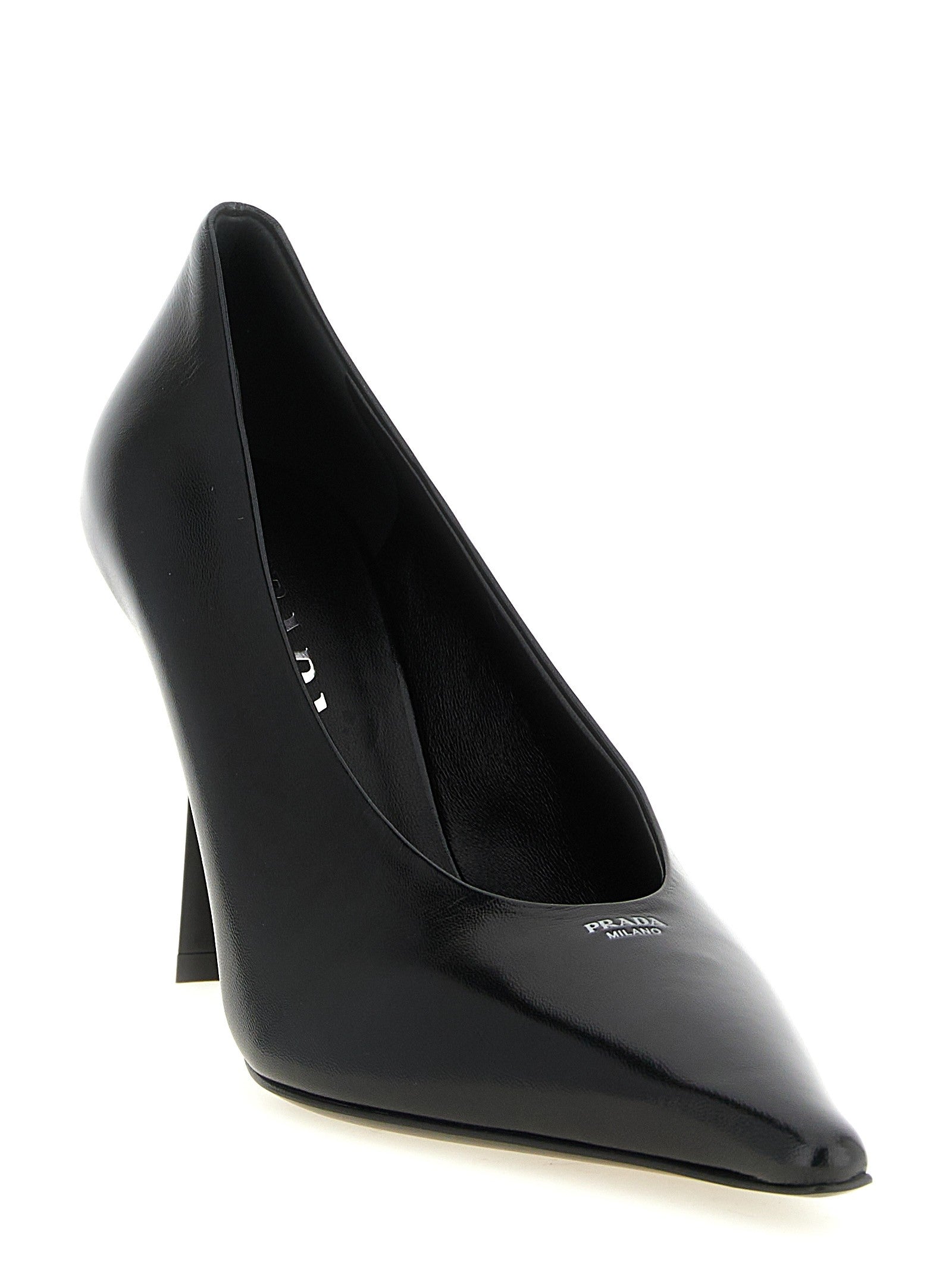 PRADA Leather Pumps Black