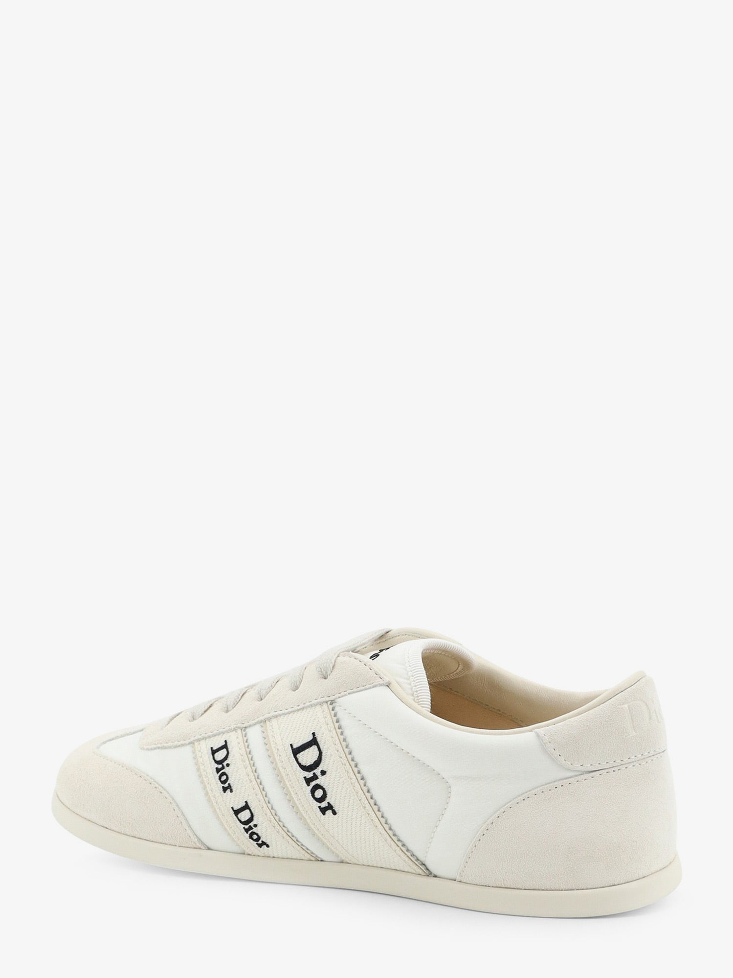 Dior Women's Leather Ribbon Sneakers White