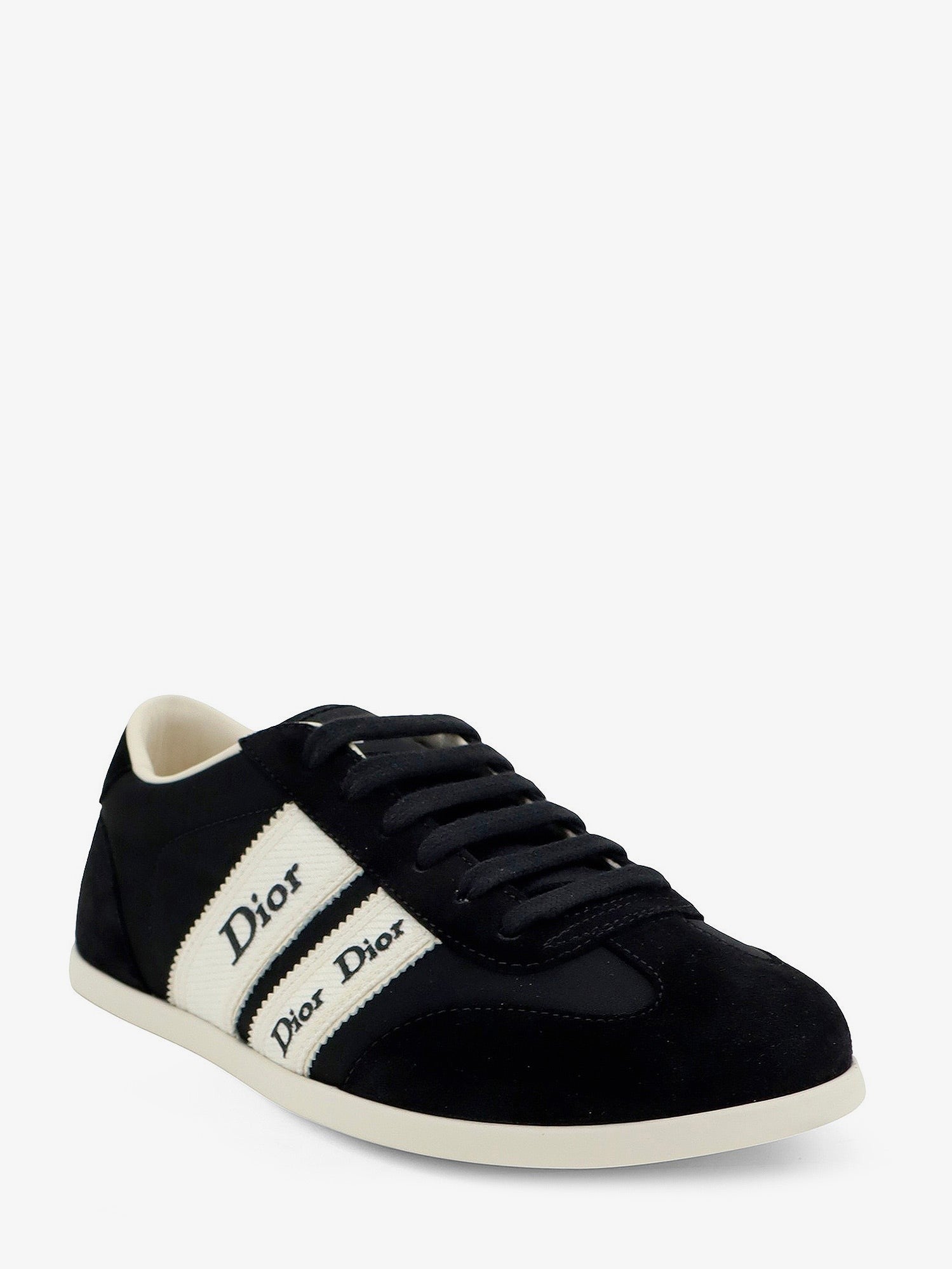 Dior Women's Leather Ribbon Sneakers Black