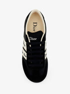 Dior Women's Leather Ribbon Sneakers Black, view 5
