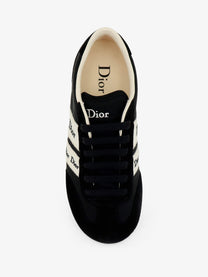Dior Women's Leather Ribbon Sneakers Black