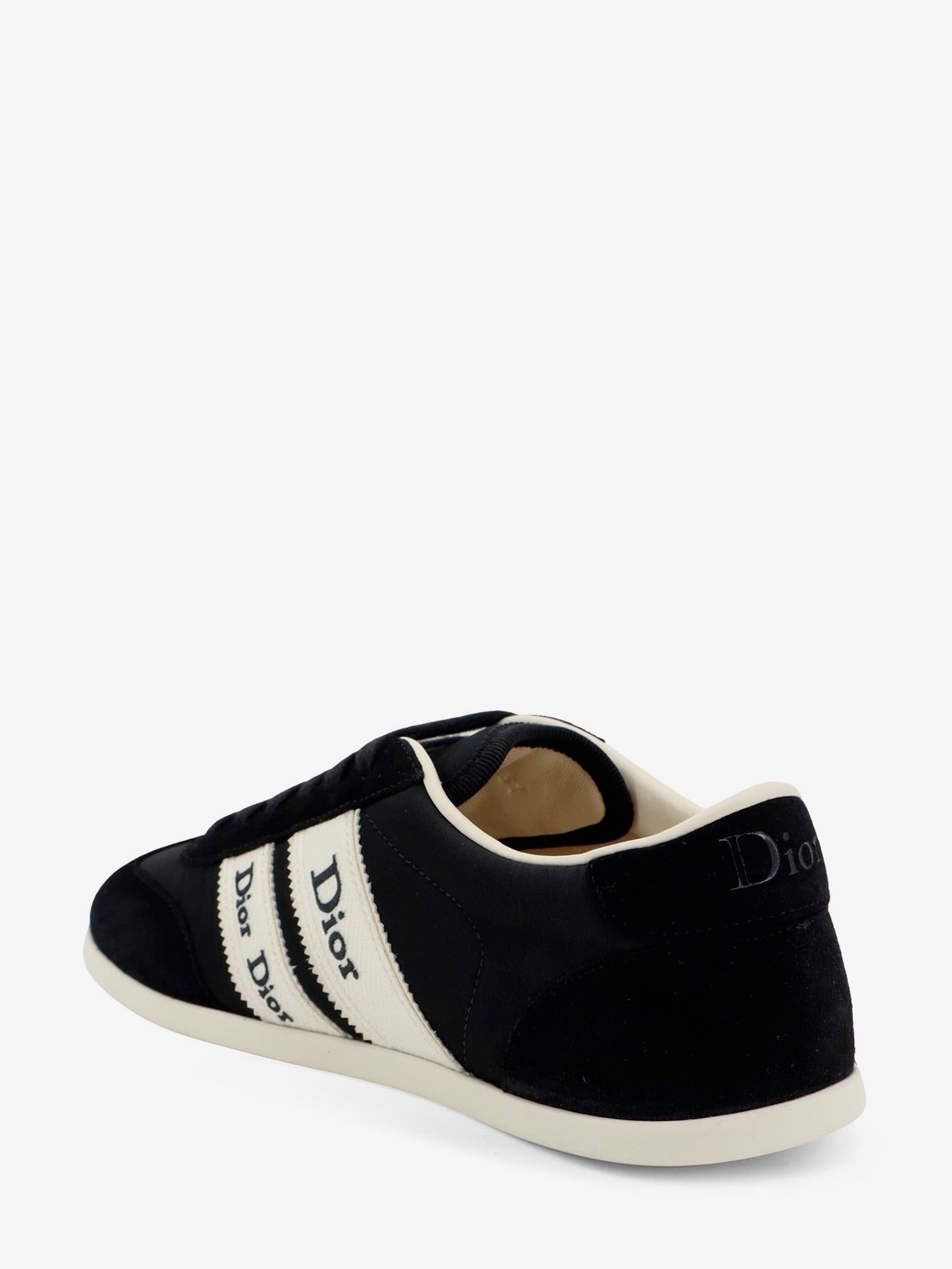 Dior Women's Leather Ribbon Sneakers Black