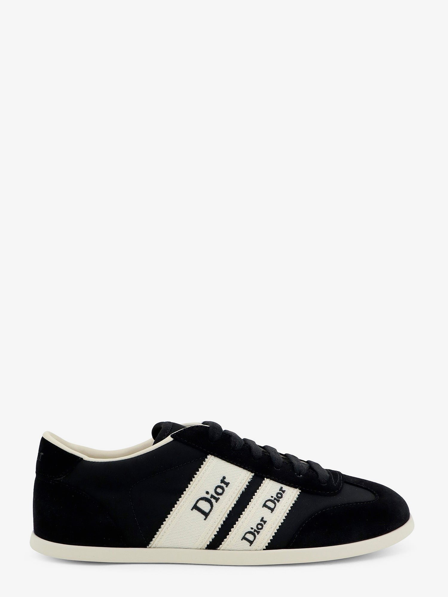 Dior Women's Leather Ribbon Sneakers Black