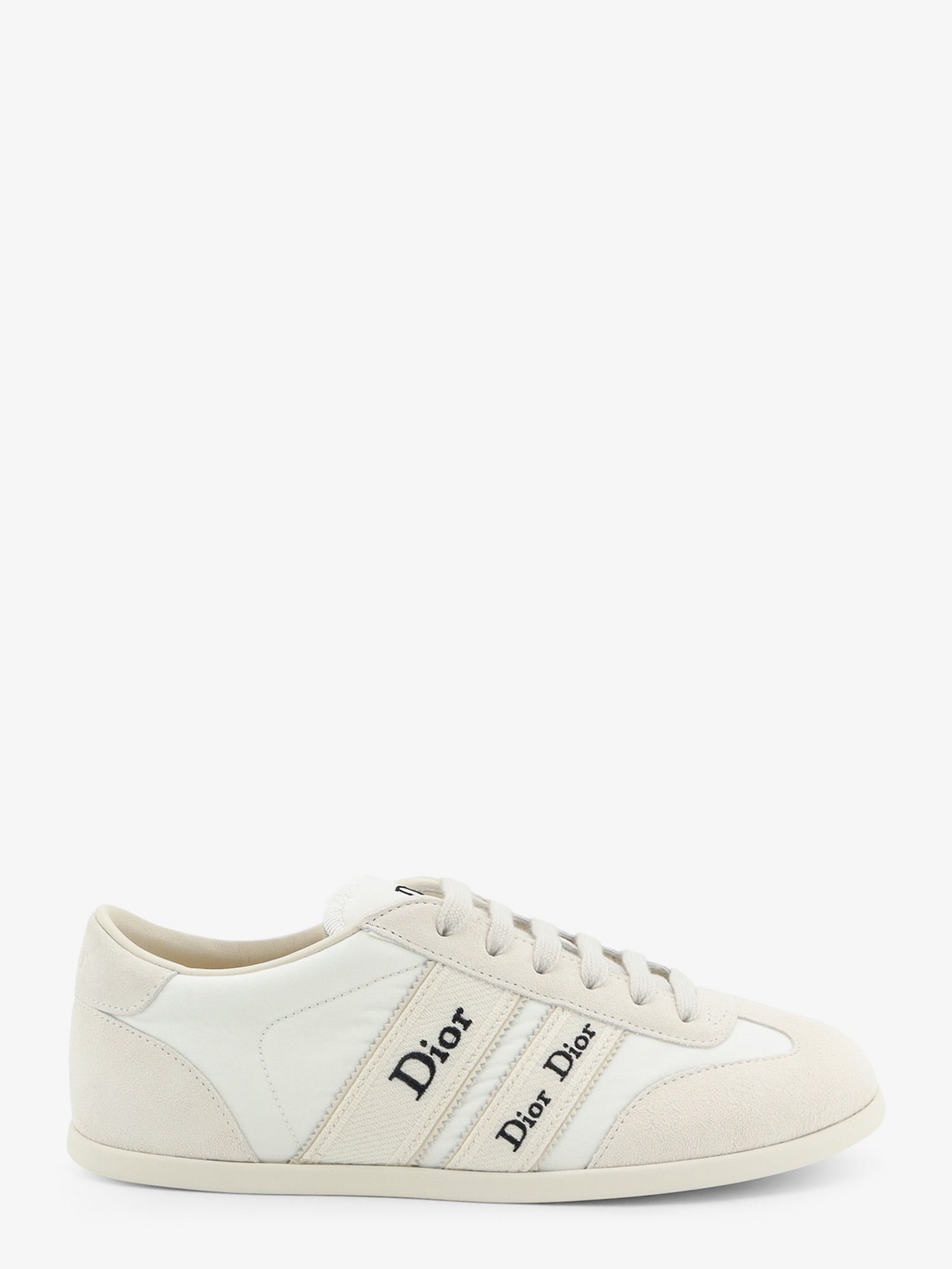 Dior Women's Leather Ribbon Sneakers White