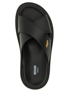 Moschino Leather Sabots Black, view 4