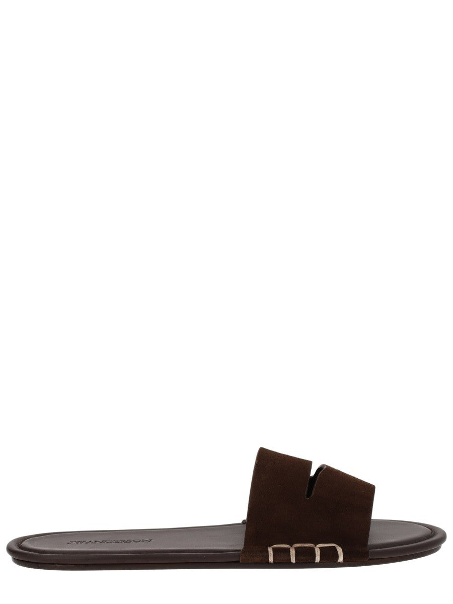 JW Anderson Women's Leather Sandal Brown