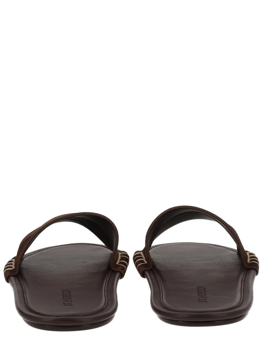 JW Anderson Women's Leather Sandal Brown
