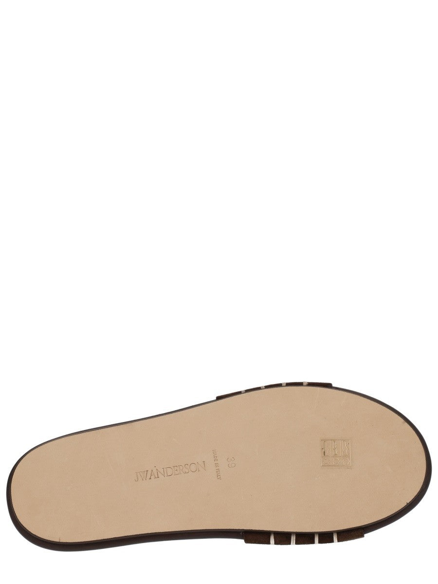 JW Anderson Women's Leather Sandal Brown