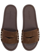 JW Anderson Women's Leather Sandal Brown, view 5