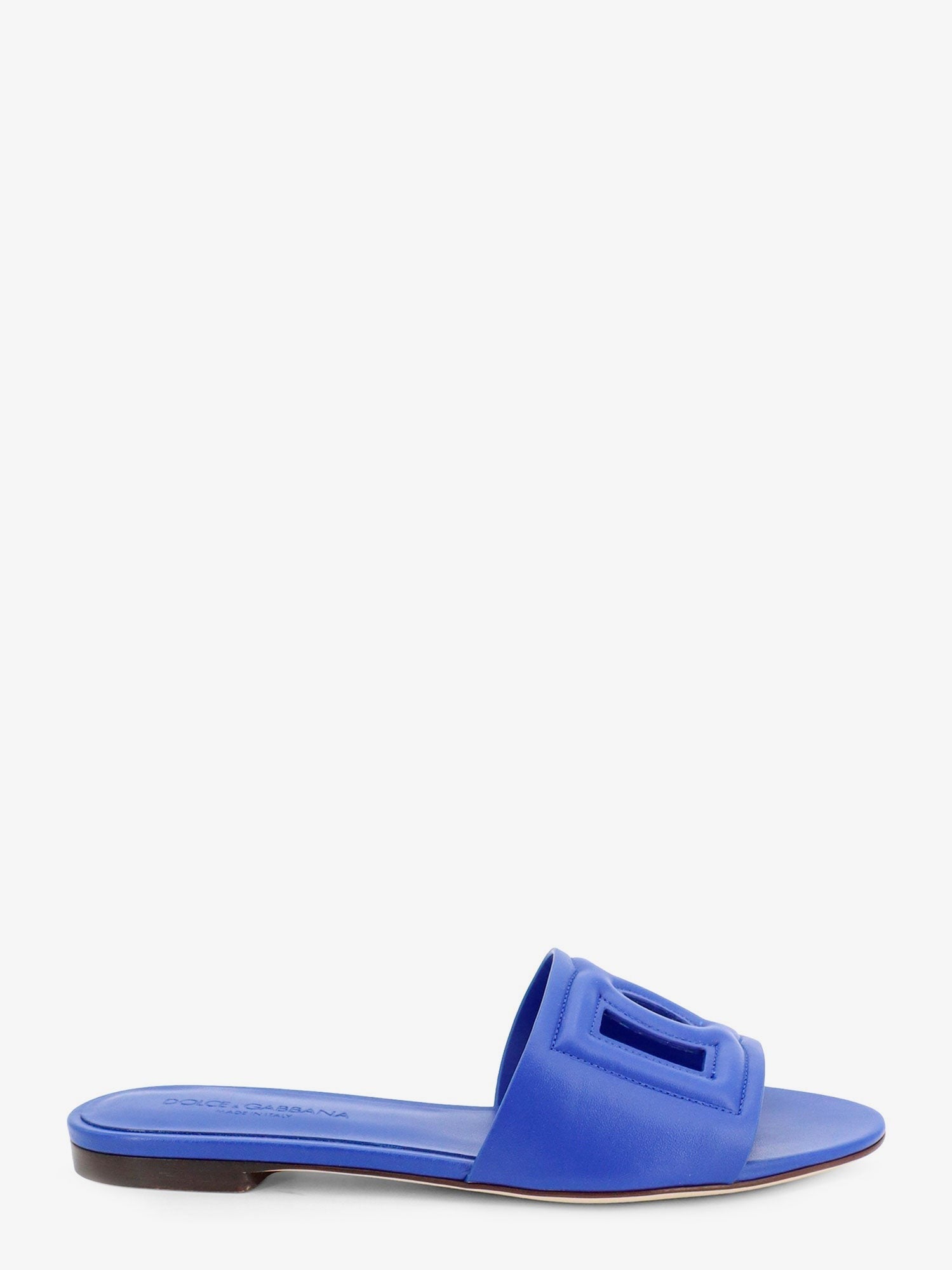 Dolce &amp; Gabbana Women's Leather Sandals Blue