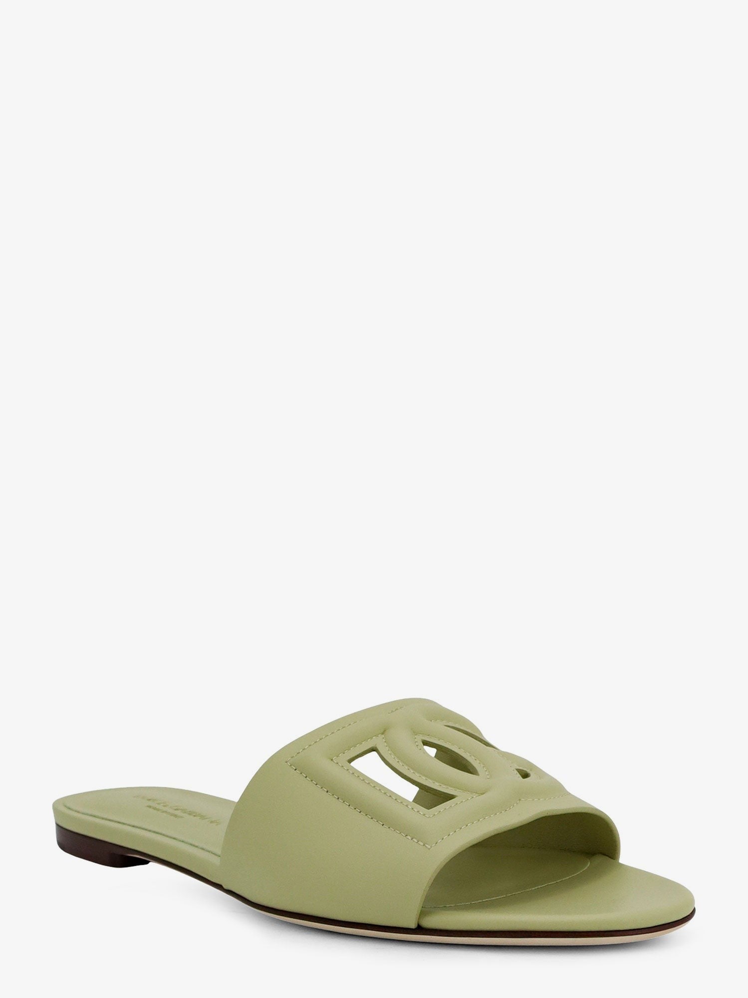 Dolce &amp; Gabbana Women's Leather Sandals SALVIA