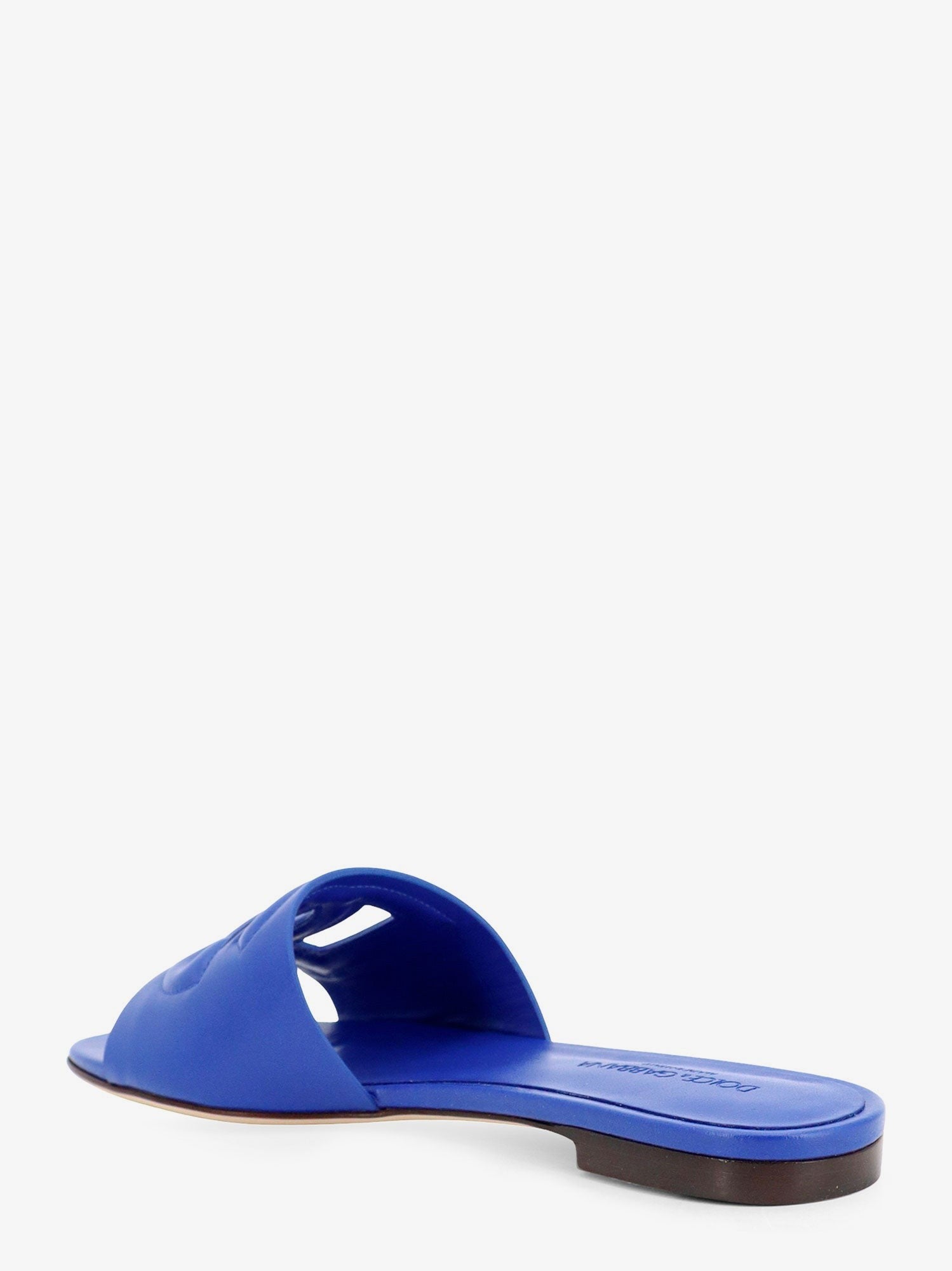 Dolce &amp; Gabbana Women's Leather Sandals Blue