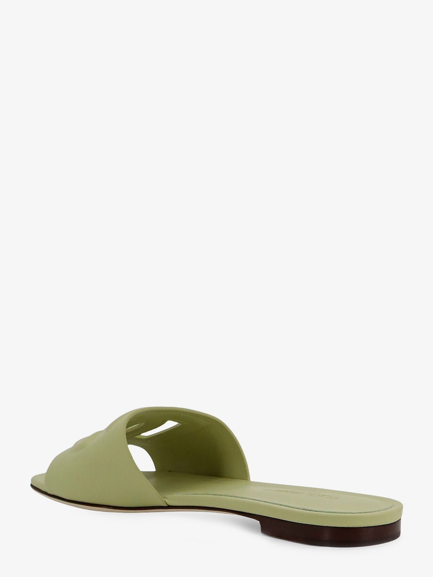 Dolce &amp; Gabbana Women's Leather Sandals SALVIA