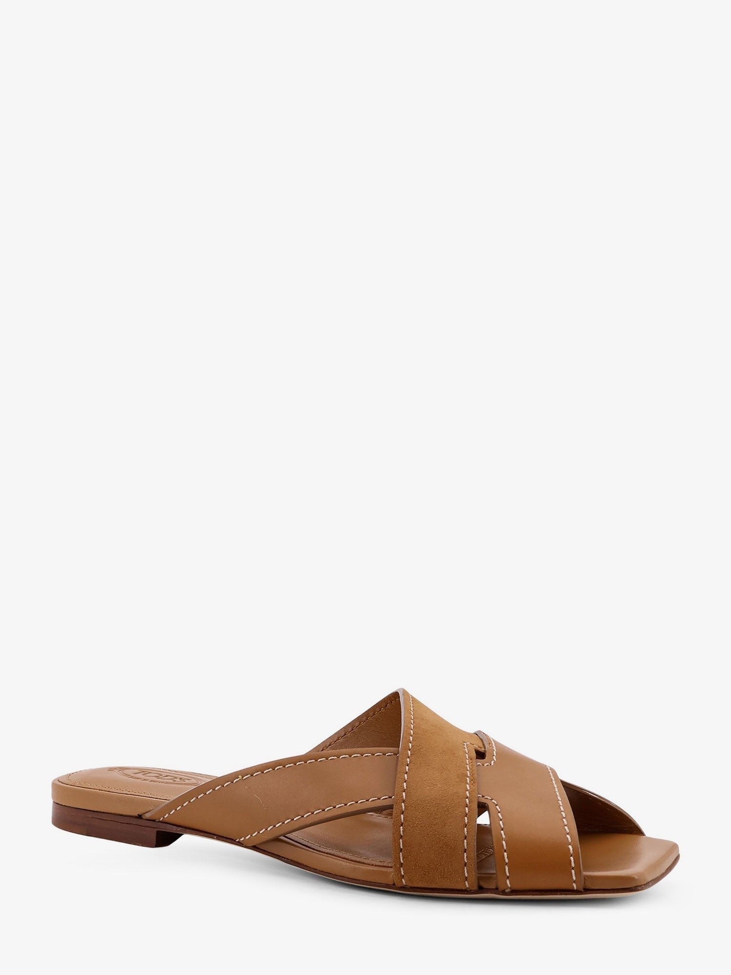 Tod's Women's Leather Sandals Brown