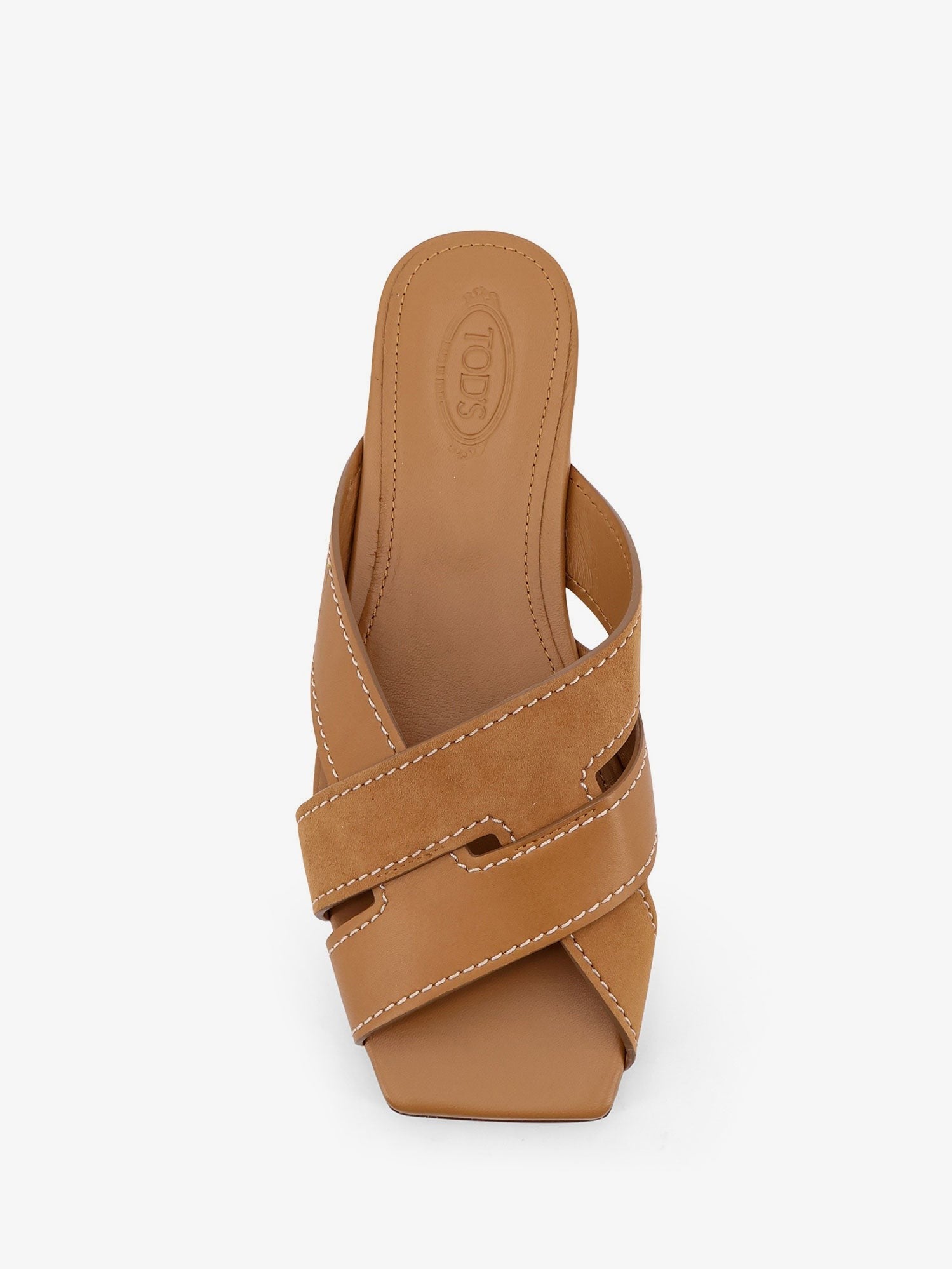 Tod's Women's Suede Leather Sandals Beige