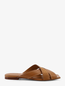 Tod's Women's Suede Leather Sandals Beige