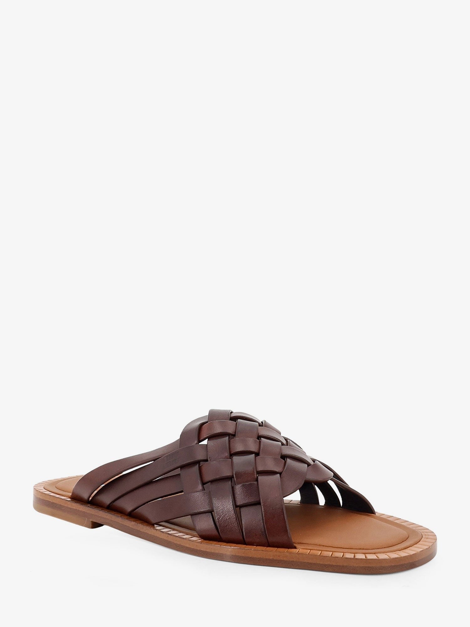 Miu Miu Women's Leather Sandals Brown