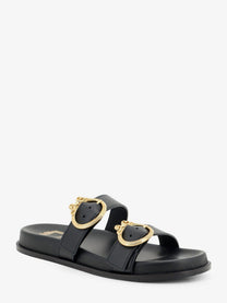 Dior Women's Leather Sandals Black