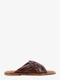 Miu Miu Women's Leather Sandals Brown