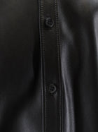 Dolce &amp; Gabbana Men's Leather Shirt Jacket Black