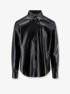 Dolce &amp; Gabbana Men's Leather Shirt Jacket Black