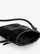 Balenciaga Men's Leather Shopper Phone Holder Black