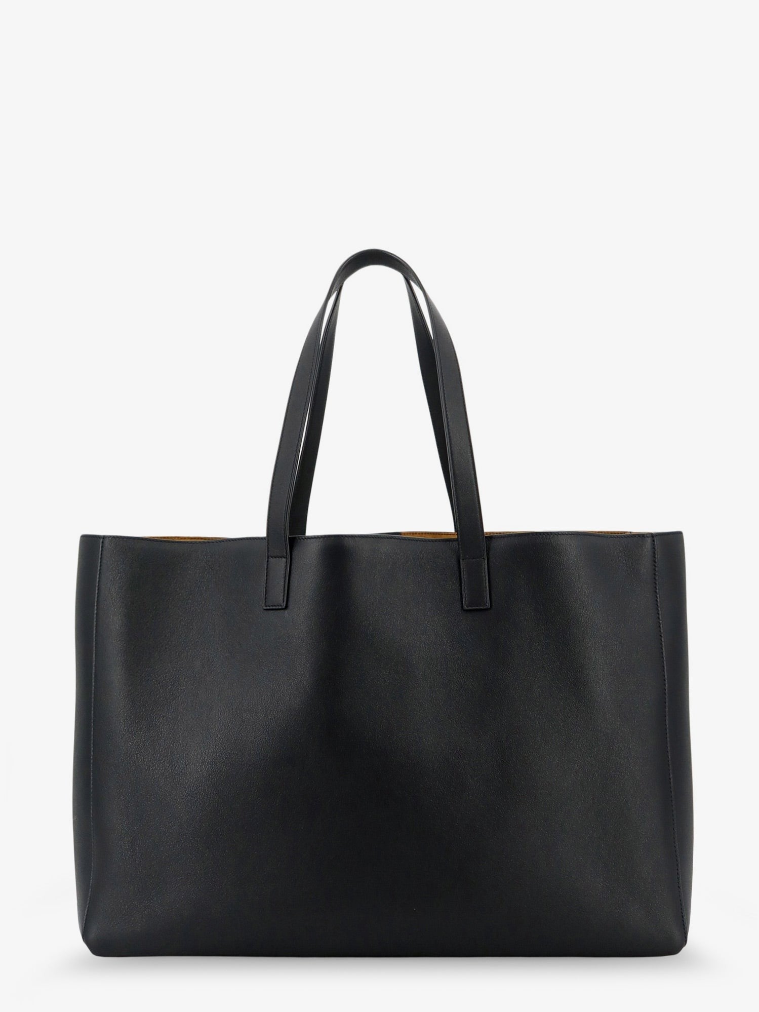 Saint Laurent Men's Leather Shopping Bag Black
