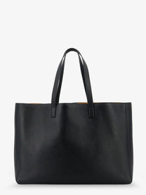 Saint Laurent Men's Leather Shopping Bag Black