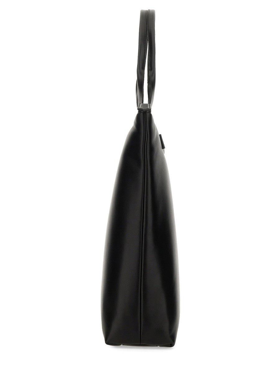 Dolce &amp; Gabbana Men's Leather Shopping Bag Black, view 3