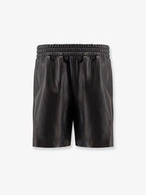 Gucci Men's Leather Shorts Black
