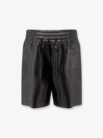 Gucci Men's Leather Shorts Black
