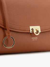 Ferragamo Women's Leather Shoulder Bag Brown