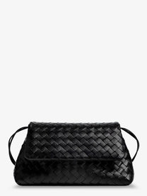 Bottega Veneta Women's Leather Shoulder Bag Black