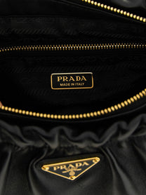 Prada Leather Shoulder Bag Black