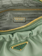 PRADA Leather Shoulder Bag Green, view 4