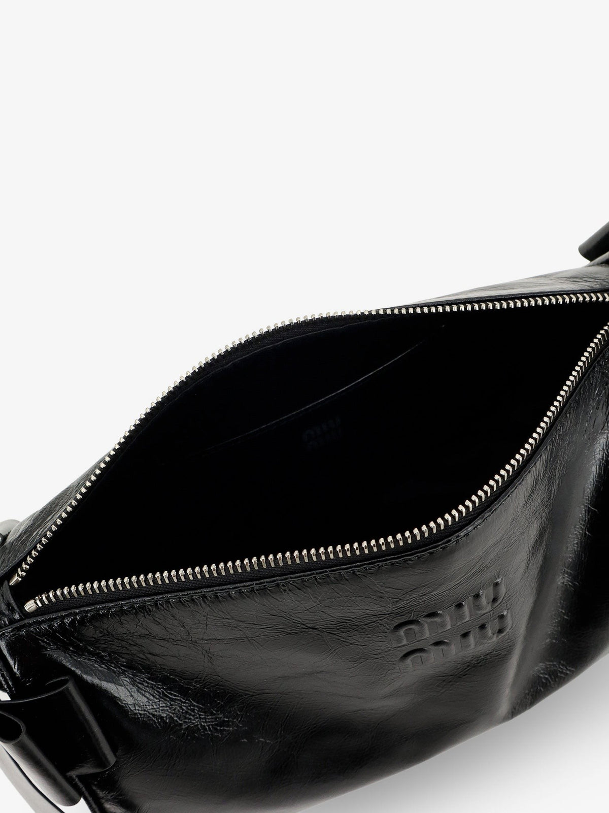 Miu Miu Women's Leather Shoulder Bag Black, view 4