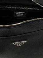 PRADA Leather Shoulder Strap Black, view 4