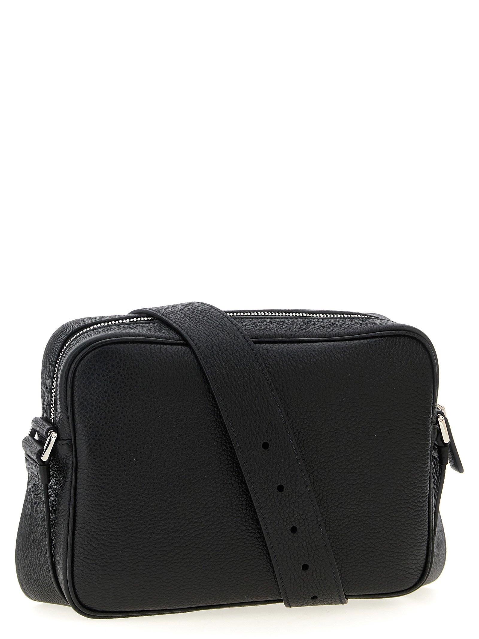 PRADA Leather Shoulder Strap Black