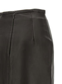 CO Leather Skirt Black