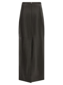CO Leather Skirt Black