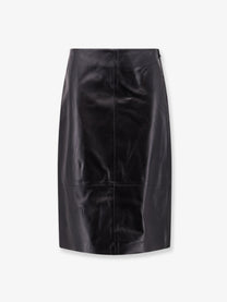 ARMA Women's Leather Skirt Black