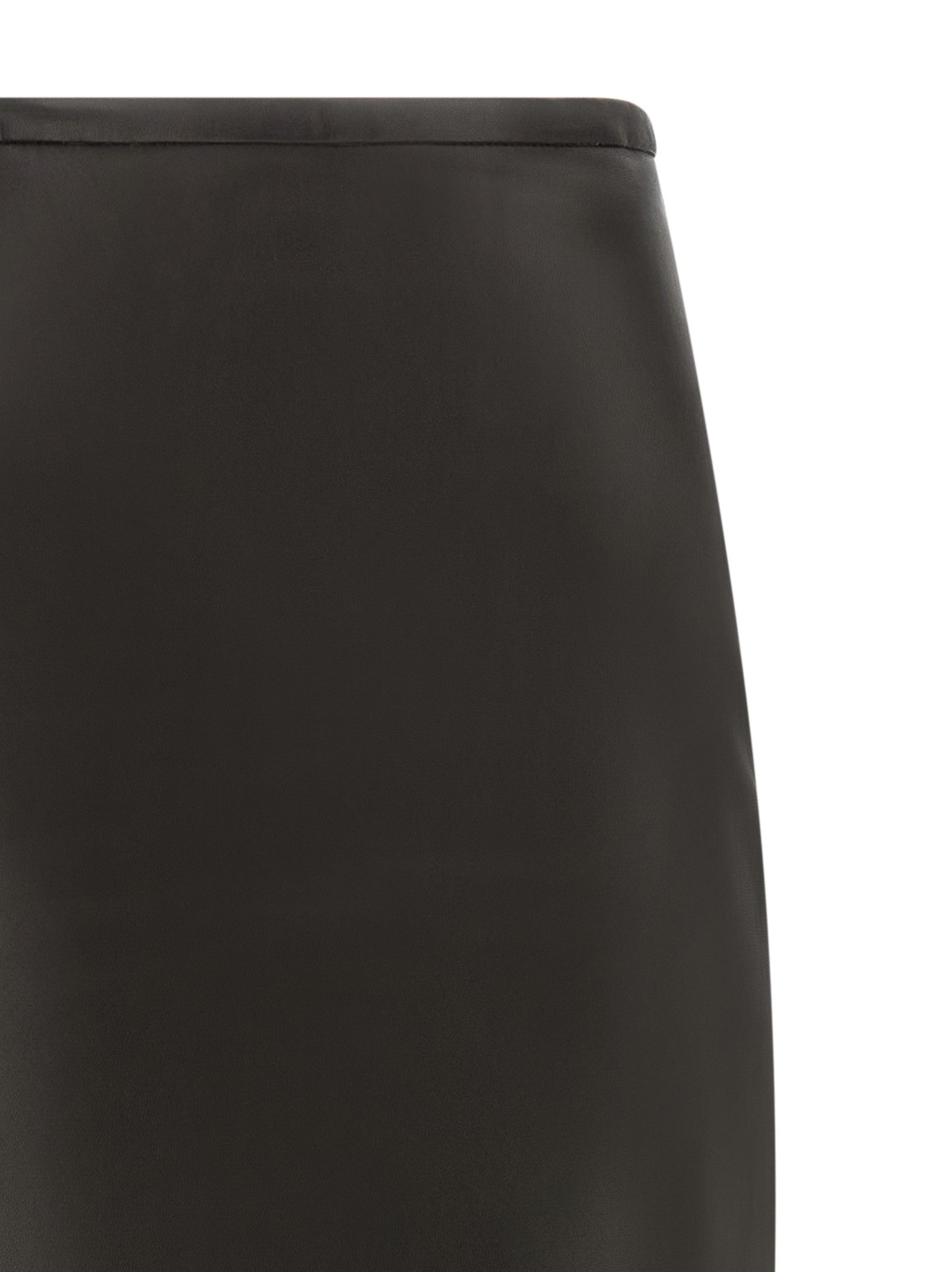 CO Leather Skirt Black